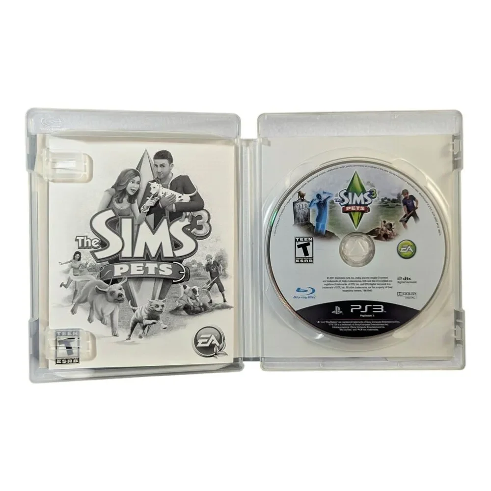 The Sims 3: Pets (Sony PlayStation 3 PS3, 2011) Complete w/ Manual